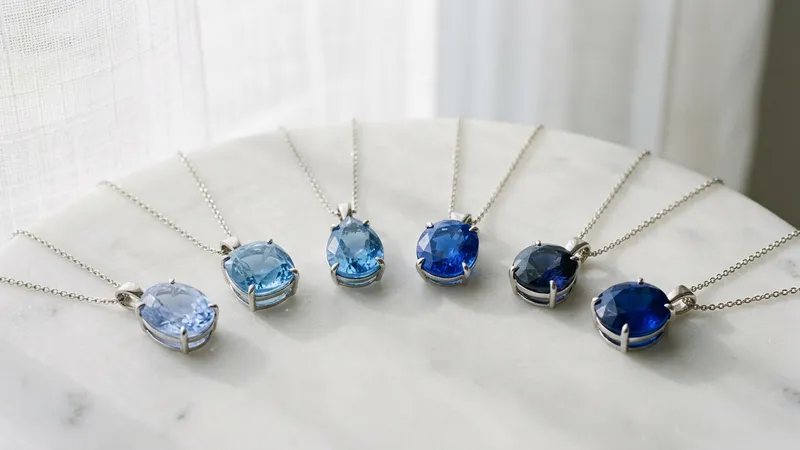 Couleur saphir pendentif : guide pour bien choisir