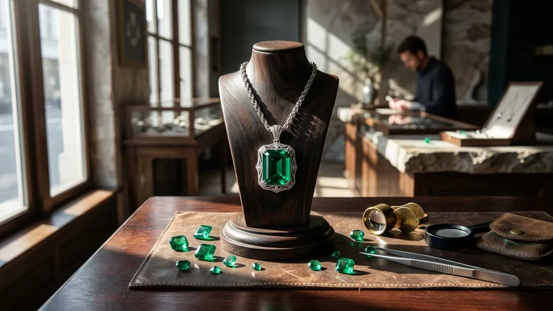 Pendentif homme émeraude : comment choisir le bon ?
