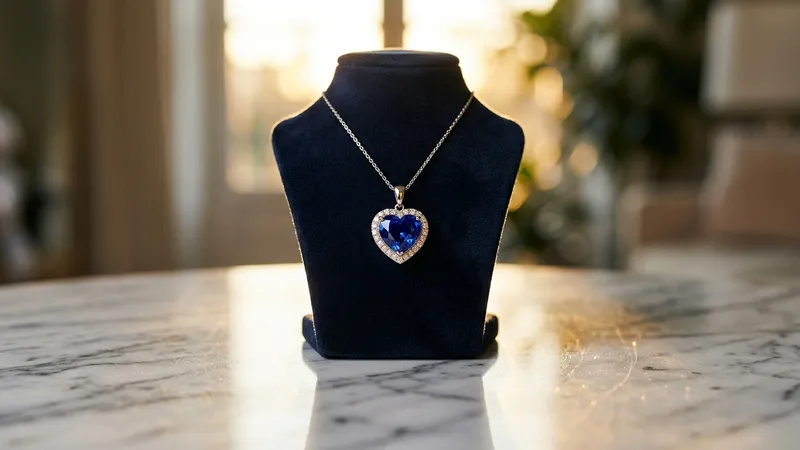 Pendentif saphir coeur : guide pour bien choisir