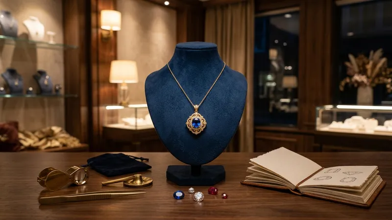 Pendentif saphir or jaune : guide pour bien choisir